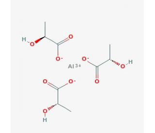 Aluminum L-lactate (CAS 18917-91-4) - chemical structure image