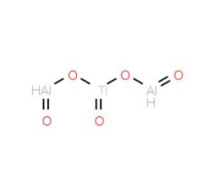 Aluminum titanium oxide (CAS 12004-39-6) - chemical structure image