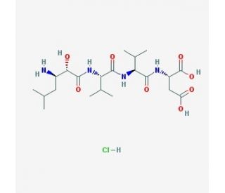 Amastatin hydrochloride (CAS 100938-10-1) - chemical structure image