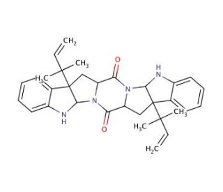 Amauromine (CAS 88360-87-6) - chemical structure image