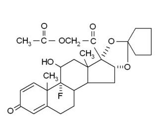 Amcinonide (CAS 51022-69-6) - chemical structure image