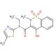 Amido Ethyl Meloxicam (Meloxicam Impurity) (CAS 881399-30-0) - chemical structure image