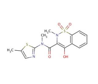 Amido Methyl Meloxicam (Meloxicam Impurity) (CAS 892395-41-4) - chemical structure image