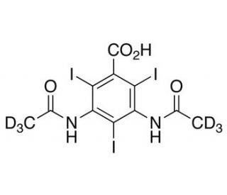 Amidotrizoic Acid-d6 (CAS 1189668-69-6) - chemical structure image