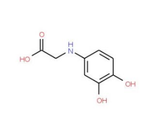 Amino(3,4-dihydroxyphenyl)acetic acid (CAS 16534-84-2) - chemical structure image