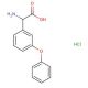 Amino(3-phenoxyphenyl)acetic acid hydrochloride - chemical structure image