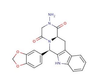 Amino tadalafil (CAS 385769-84-6) - chemical structure image