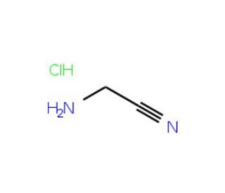 Aminoacetonitrile hydrochloride (CAS 6011-14-9) - chemical structure image