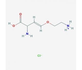 Aminoethoxyvinyl glycine hydrochloride (CAS 55720-26-8) - chemical structure image