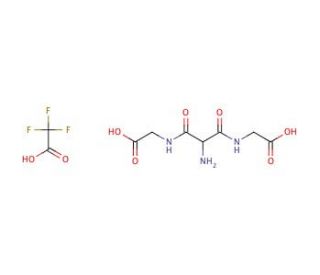 Aminomalonic Acid Bis(2-aminoethanoic Acid)amide Trifluoroacetic Acid Salt - chemical structure image