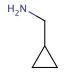 (Aminomethyl)cyclopropane (CAS 2516-47-4 (anhydrous)) - chemical structure image
