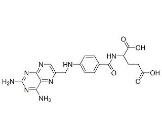 Aminopterin (CAS 54-62-6) - chemical structure image