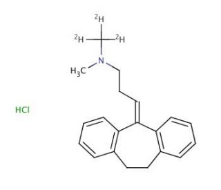 Amitriptyline-d3 Hydrochloride (CAS 342611-00-1) - chemical structure image