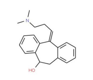 Amitriptyline metabolite, (&plusmn;)-E-10-hydroxylated- (CAS 64520-05-4) - chemical structure image