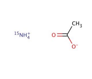 Ammonium-(15-N) acetate (CAS 86451-35-6) - chemical structure image