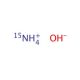 Ammonium-(15-N) hydroxide solution (CAS 62948-80-5) - chemical structure image