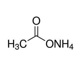 Ammonium acetate solution, 5M (CAS 631-61-8) - chemical structure image