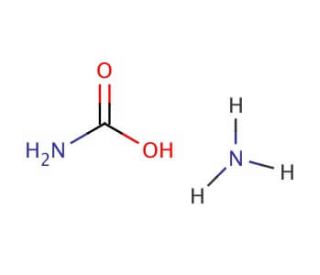 Ammonium carbamate (CAS 1111-78-0) - chemical structure image