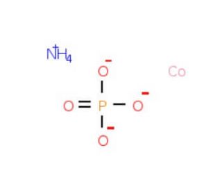 Ammonium cobalt(II) phosphate, anhydrous (CAS 14590-13-7) - chemical structure image