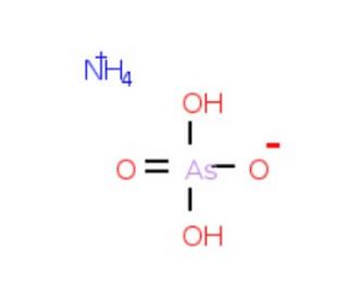 Ammonium dihydrogen arsenate (CAS 13462-93-6) - chemical structure image
