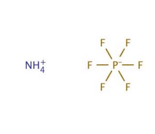 Ammonium hexafluorophosphate (CAS 16941-11-0) - chemical structure image