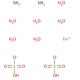 Ammonium iron(II) sulfate hexahydrate (CAS 7783-85-9) - chemical structure image