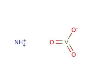 Ammonium metavanadate (CAS 7803-55-6) - chemical structure image