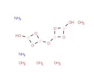 Ammonium tetraborate trihydrate (CAS 12228-87-4) - chemical structure image