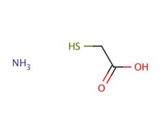 Ammonium thioglycolate solution (CAS 5421-46-5) - chemical structure image