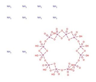 Ammonium tungstate (CAS 11140-77-5) - chemical structure image