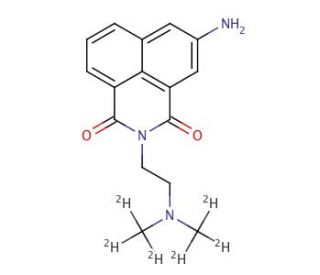 Amonafide-d6 (CAS 69408-81-7 (unlabeled)) - chemical structure image