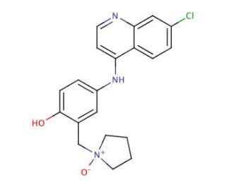 Amopyroquine N-Oxide (CAS 172476-17-4) - chemical structure image