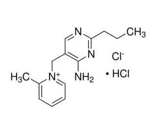 Amprolium HCl (CAS 137-88-2) - chemical structure image