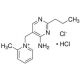Amprolium HCl (CAS 137-88-2) - chemical structure image