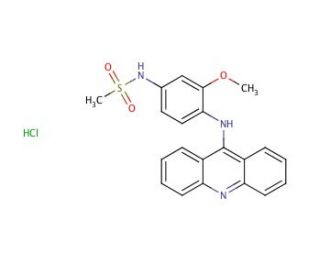 Amsacrine hydrochloride (CAS 54301-15-4) - chemical structure image