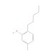 Amylmetacresol (CAS 1300-94-3) - chemical structure image