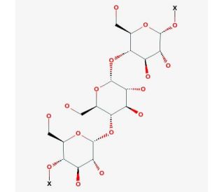 Amylose from potato (CAS 9005-82-7) - chemical structure image
