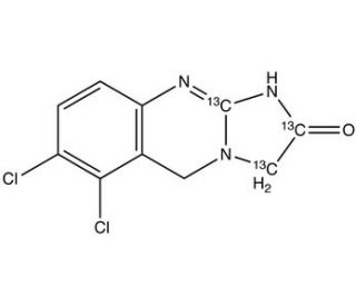 Anagrelide-13C3 - chemical structure image