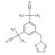 Anastrozole (CAS 120511-73-1) - chemical structure image