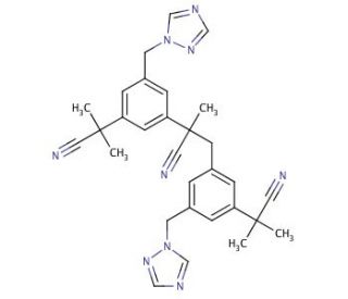 Anastrozole Dimer Impurity (CAS 1216898-82-6) - chemical structure image
