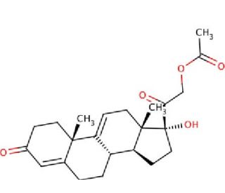 Anecortave Acetate (CAS 7753-60-8) - chemical structure image