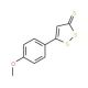 Anethole trithione (CAS 532-11-6) - chemical structure image