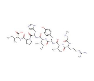 Angiotensin II [Sar1 Ile8] (CAS 67724-27-0) - chemical structure image
