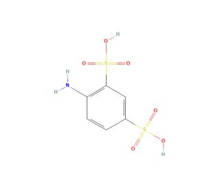 Aniline-2,4-disulfonic acid (CAS 137-51-9) - chemical structure image