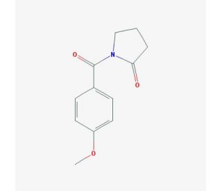 Aniracetam (CAS 72432-10-1) - chemical structure image