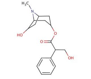 Anisodamine (CAS 55869-99-3) - chemical structure image
