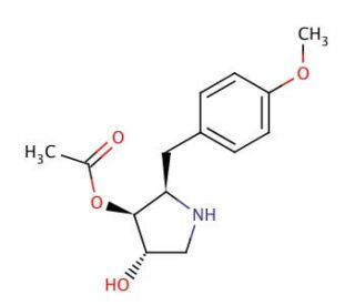 Anisomycin (CAS 22862-76-6) - chemical structure image 