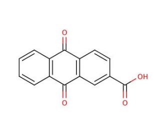 Anthraquinone-2-carboxylic acid (CAS 117-78-2) - chemical structure image
