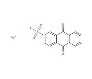 Anthraquinone-2-sulfonic acid sodium salt (CAS 131-08-8) - chemical structure image