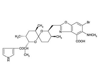 Antibiotic A-23187, 4-Bromo (CAS 76455-82-8) - chemical structure image